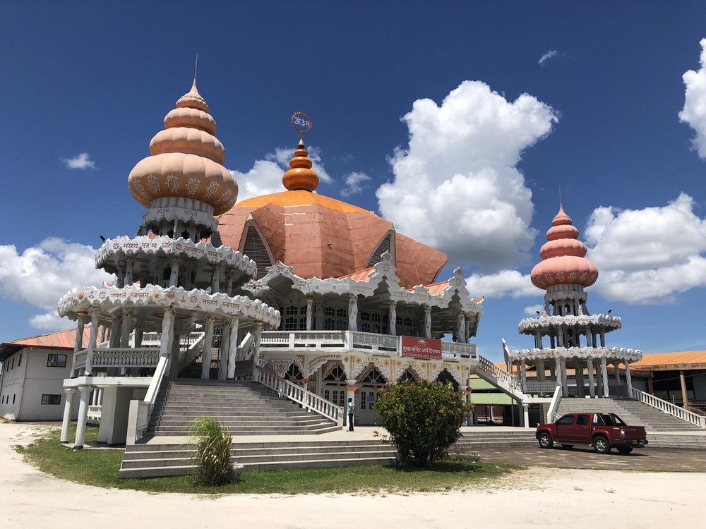 The Arya Dewaker Hindu Temple in Paramaribo, Suriname