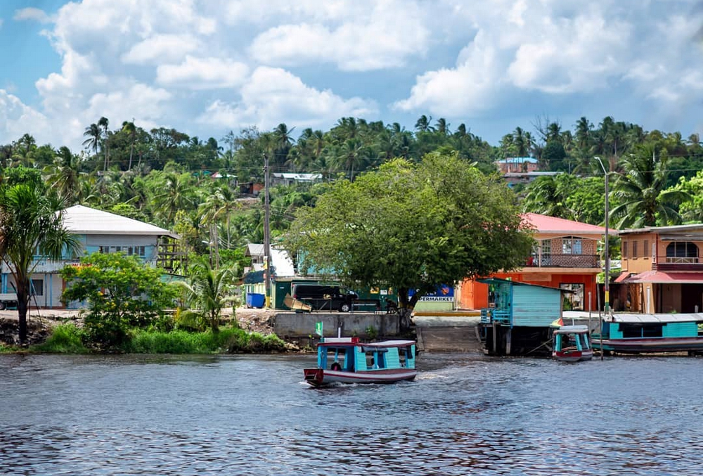 Sailing on the Demerara River, Guyana