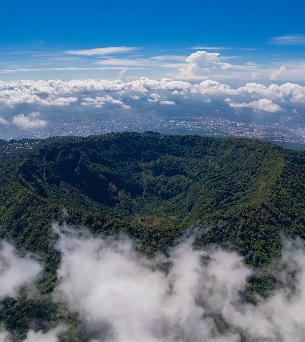 El Boquerón National Park With Its Volcano Crater - El Salvador