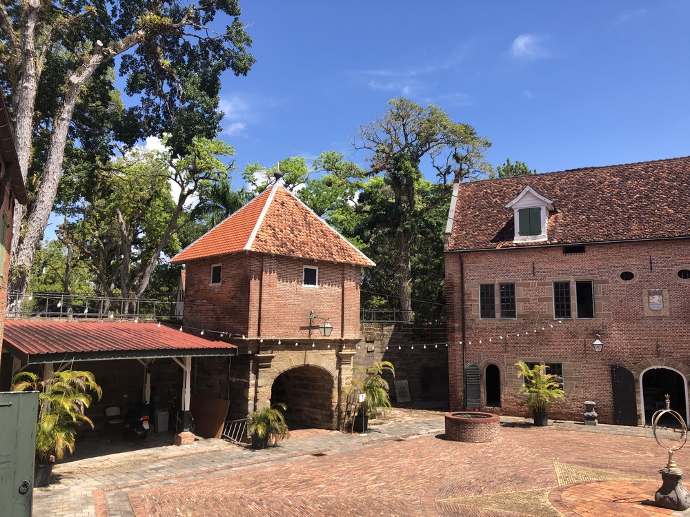 Fort Zeelandia in Paramaribo, across the Suriname River