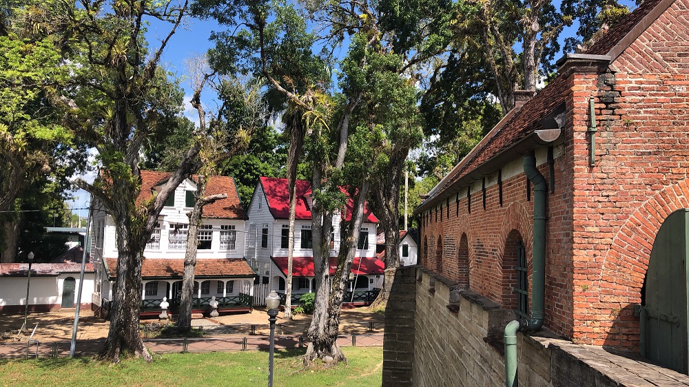 A Paramaribo downtown view from Fort Zeelandia, 10 min walk away to Blauwgrond Market