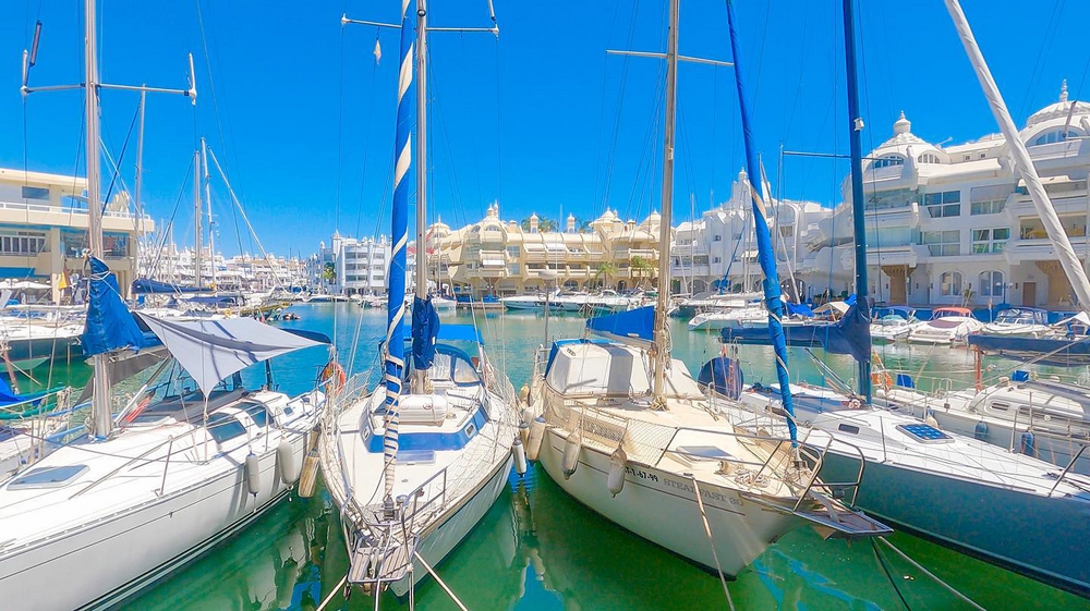 Puerto Marina of Benalmádena, with its boats and restaurants & bars - Costa del Sol