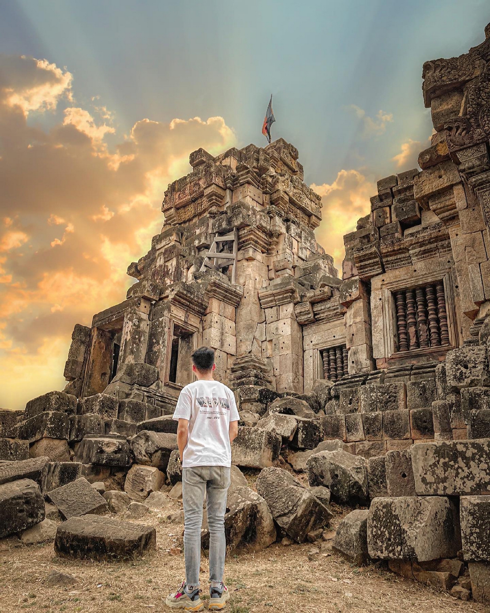 Wat Ek Phnom Temple Ruins, Battambang